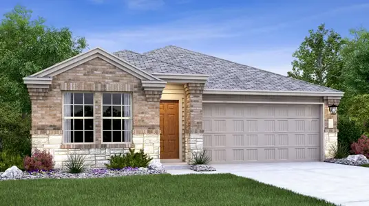 New construction Single-Family house 216 Herald Dr, Hutto, TX 78634 plan Duff - image
