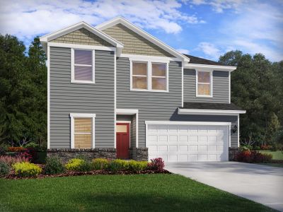 New construction Single-Family house 1452 Hatteras Rd, Durham, NC 27704 plan Lakeland - image