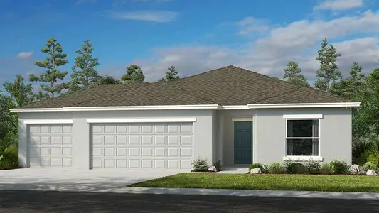 New construction Single-Family house 2233 Cypress Creek St, Auburndale, FL 33823 plan Cypress - image