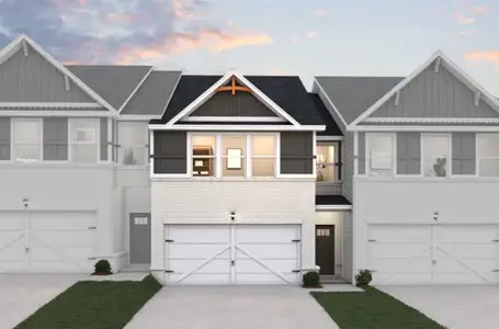 New construction Townhouse house 4154 Wax Myrtle Wy, Unit 18, Powder Springs, GA 30127 - image