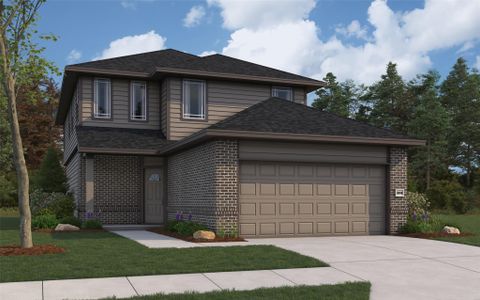New construction Single-Family house 722 Tejas Village Pkwy, Beasley, TX 77417 plan Mansfield - image