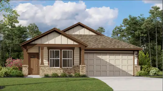New construction Single-Family house 553 Sormonne Lp, Kyle, TX 78640 plan Mason - image