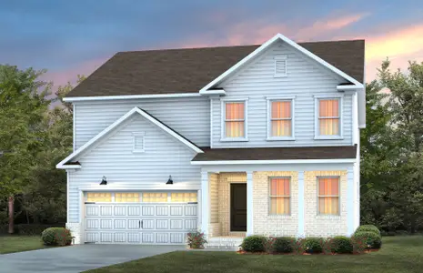 New construction Single-Family house 2425 New Bethel Church Rd, Garner, NC 27529 plan Hampton - image