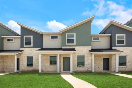 New construction Townhouse house 500 Municipal Dr, Unit 104, Leander, TX 78641 Mies- photo 0