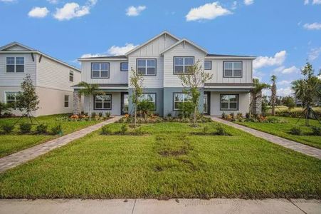 New construction Single-Family house 10705 Wading River Ave, Parrish, FL 34219 plan Sylvan Paired Home - image