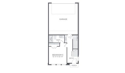 New construction Townhouse house 14701 Live Oak Cir, Addison, TX 75001 plan Magnolia End Right - image 4
