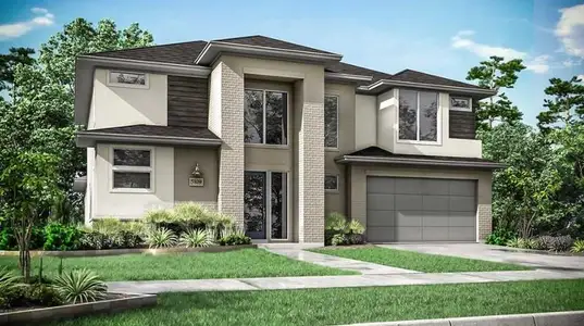 New construction Single-Family house 2208 Lila Sky Ln, Friendswood, TX 77546 plan Regatta - image