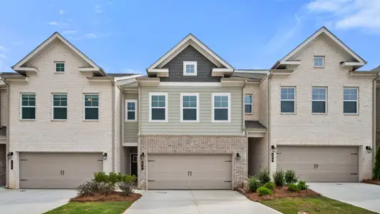 New construction Townhouse house 226 Abbotts Crossing Cir, Conyers, GA 30094 plan Luca - image