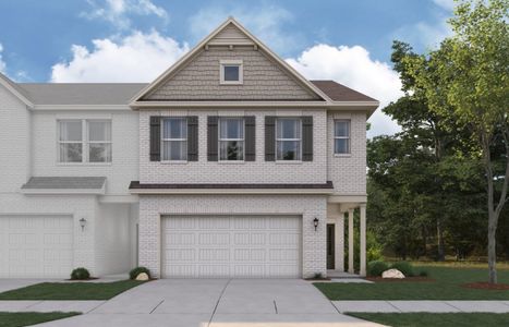 New construction Townhouse house 1315 Farmers Lp, Austell, GA 30106 plan Bradford - image