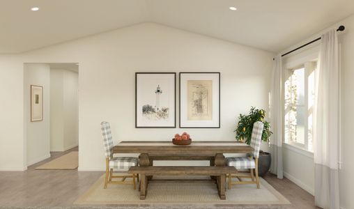 Stunning dining area for family gatherings