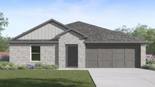 New construction Single-Family house 145 Baby Calf Roping Rd, Jarrell, TX 76537 plan Baird - image