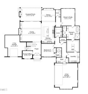 New construction Single-Family house 833 Journeys Rest Ln, Apex, NC 27523 - image