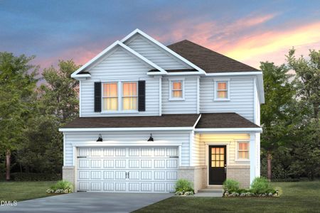 New construction Single-Family house 2221 Edenberry Ln, Fuquay Varina, NC 27526 plan Murray - image