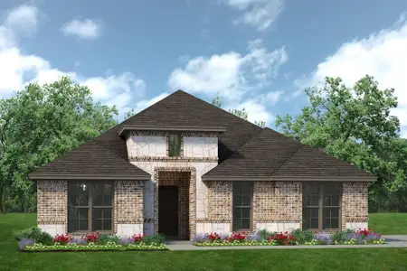 New construction Single-Family house 1000 Quincy Ct, Crowley, TX 76036 plan Concept 2186 - image