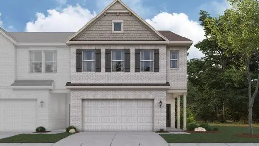 New construction Townhouse house 1383 Farmers Lp, Austell, GA 30106 - image