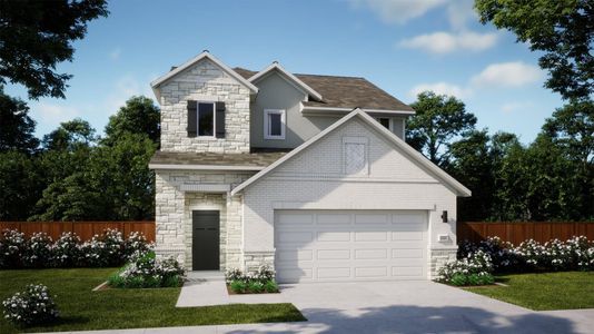New construction Single-Family house 265 Langhorne Bnd, Liberty Hill, TX 78642 Addison- photo 0 0