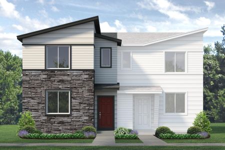 New construction Duplex house 2373 Harlequin Pl, Johnstown, CO 80534 plan Acadia - image