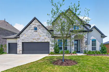 New construction Single-Family house 12602 Smokey Sunset Ct, Cypress, TX 77433 plan 3799 - image