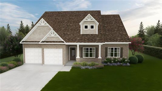 New construction Single-Family house 1471 Stephens View Drive, Loganville, GA 30052 The Ashton II- photo 0