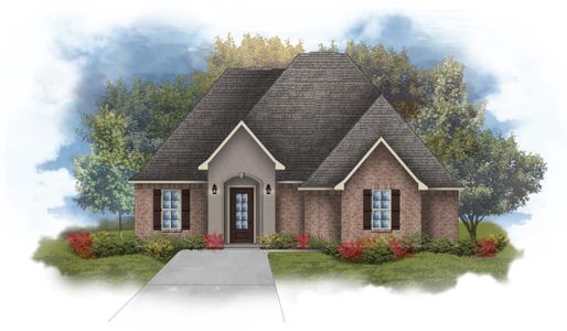 New construction Single-Family house 6130 Tupelo Trl, Lumberton, TX 77657 plan Larson II A - image