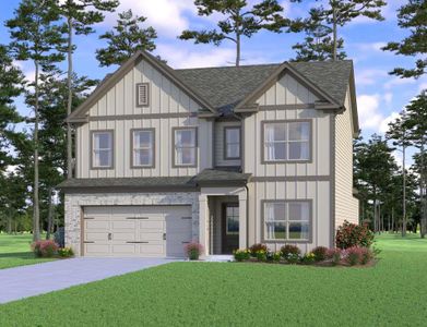 New construction Single-Family house 596 Creek Pointe Dr, Athens, GA 30606 plan (GA)The Asher | Front Entry - image
