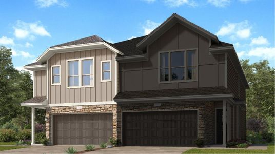 New construction Townhouse house 12662 Blue Catfish Ln, Cypress, TX 77433 - image