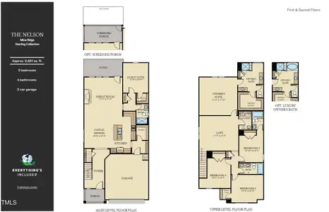 New construction Single-Family house 3459 Delmar Dr, Durham, NC 27703 plan Nelson - image