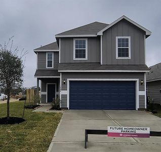 New construction Single-Family house 1404 Mount Blanc Path, Conroe, TX 77301 The Lowry- photo 0