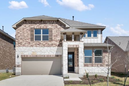 New construction Single-Family house 2104 Little Snake Wy, Georgetown, TX 78633 plan Colton - image