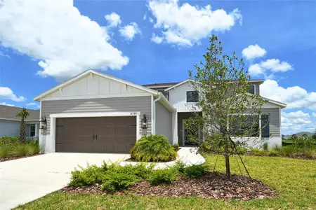 New construction Single-Family house 14388 Skipping Stone Lp, Parrish, FL 34219 plan Harvest 3 - image