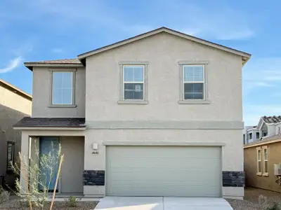 New construction Single-Family house 10285 W Sumullen St, Marana, AZ 85653 plan Columbus - image