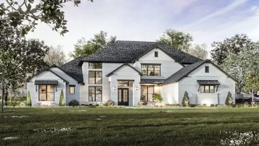 New construction Single-Family house 1400 Hidden Cove Dr, Lakewood Village, TX 75068 plan Miles - image