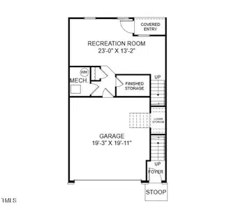 New construction Townhouse house 10552 Pleasant Branch Dr, Raleigh, NC 27614 plan The Renata - image 4