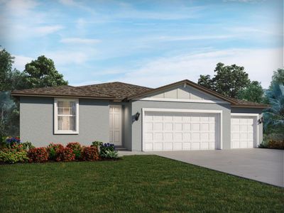 New construction Single-Family house 13718 Umber Forest St, Hudson, FL 34669 plan Bluebell - image