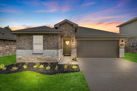 New construction Single-Family house 8439 Sandy Coral Ln, Iowa Colony, TX 77583 Caden- photo 0