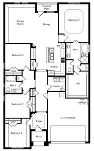 D.R. Horton's The Ash floorplan - All Home and community information, including pricing, included features, terms, availability and amenities, are subject to change at any time without notice or obligation. All Drawings, pictures, photographs, video, square footages, floor plans, elevations, features, colors and sizes are approximate for illustration purposes only and will vary from the homes as built.