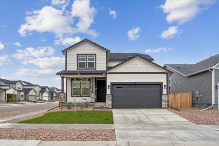 New construction Single-Family house 7716 Clear Amber, Colorado Springs, CO 80908 plan Boxelder - image