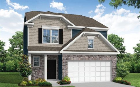 New construction Single-Family house 244 Trace Blf, Dawsonville, GA 30534 plan Ellerbe - image