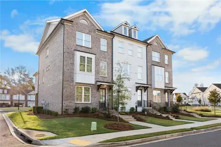 New construction Townhouse house 112 Brackley Dr, Cumming, GA 30040 plan The Glendale - image