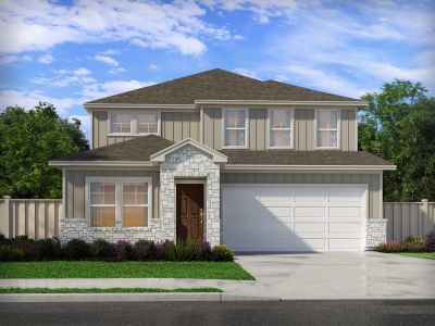 New construction Single-Family house 128 Woodbrook Dr, Georgetown, TX 78626 plan The Reynolds (890) - image