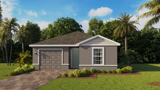 New construction Single-Family house 8040 Cedar Key Wy, Lehigh Acres, FL 33971 plan CAMERON - image