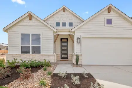 New construction Single-Family house 229 Rightfield Dr, Liberty Hill, TX 78642 plan VanGogh-SS - image