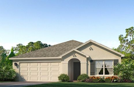 New construction Single-Family house 1306 Orchardgrass Circle, Parrish, FL 34219 Aria- photo 0