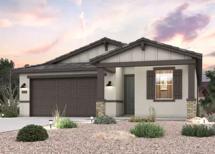 New construction Single-Family house 22869 W Monona Ln, Surprise, AZ 85387 plan Dartford - image