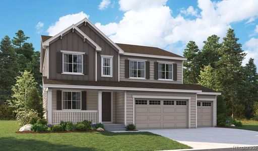 New construction Single-Family house 5549 Riverbend Ave, Firestone, CO 80504 Hemingway- photo 0 0