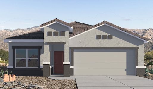 New construction Single-Family house 12576 W Barnett Farms Dr, Marana, AZ 85653 plan Harris - H35H - image
