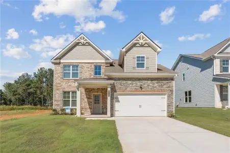 New construction Single-Family house 8136 Pine Ridge Rd, South Fulton, GA 30213 plan Colehill - image