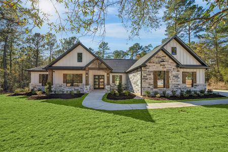 New construction Single-Family house 9332 Cedar Bnd, Plantersville, TX 77363 - image