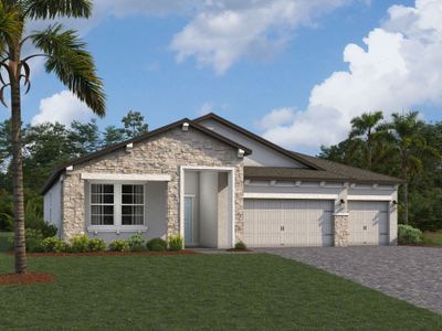 New construction Single-Family house 5950 Newberry Pines Ave, Wesley Chapel, FL 33545 null- photo 0