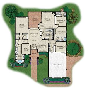 New construction Single-Family house 15 New Water Oak Dr, Palm Coast, FL 32137 plan The Wyndham III - image